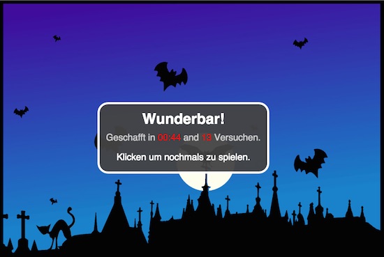 Halloween, optisches Gedächtnis, räumliche Wahrnehmung, Legasthenie, Legasthenietraining, AFS-Methode, DVLD