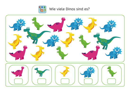 Dino-Wahrnehmungstraining