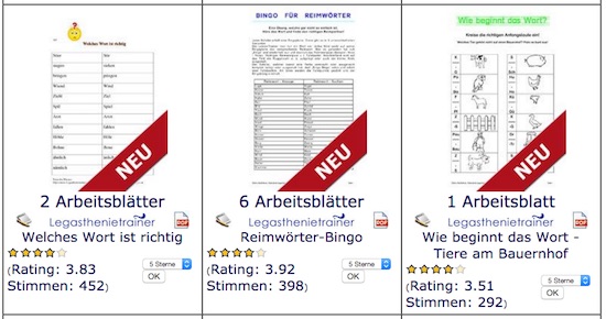 Arbeitsblatt der Woche, Legasthenie, Legasthenietraining, Dyskalkulie, Dyskalkulietraining, AFS-Methode, Kinder, Eltern, DVLD, EÖDL